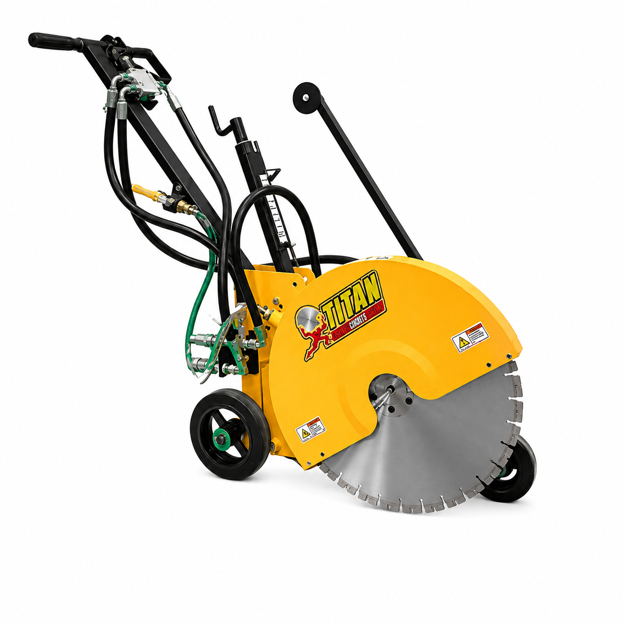 TITAN 21\" Hydraulic Walk-Behind Concrete Saw