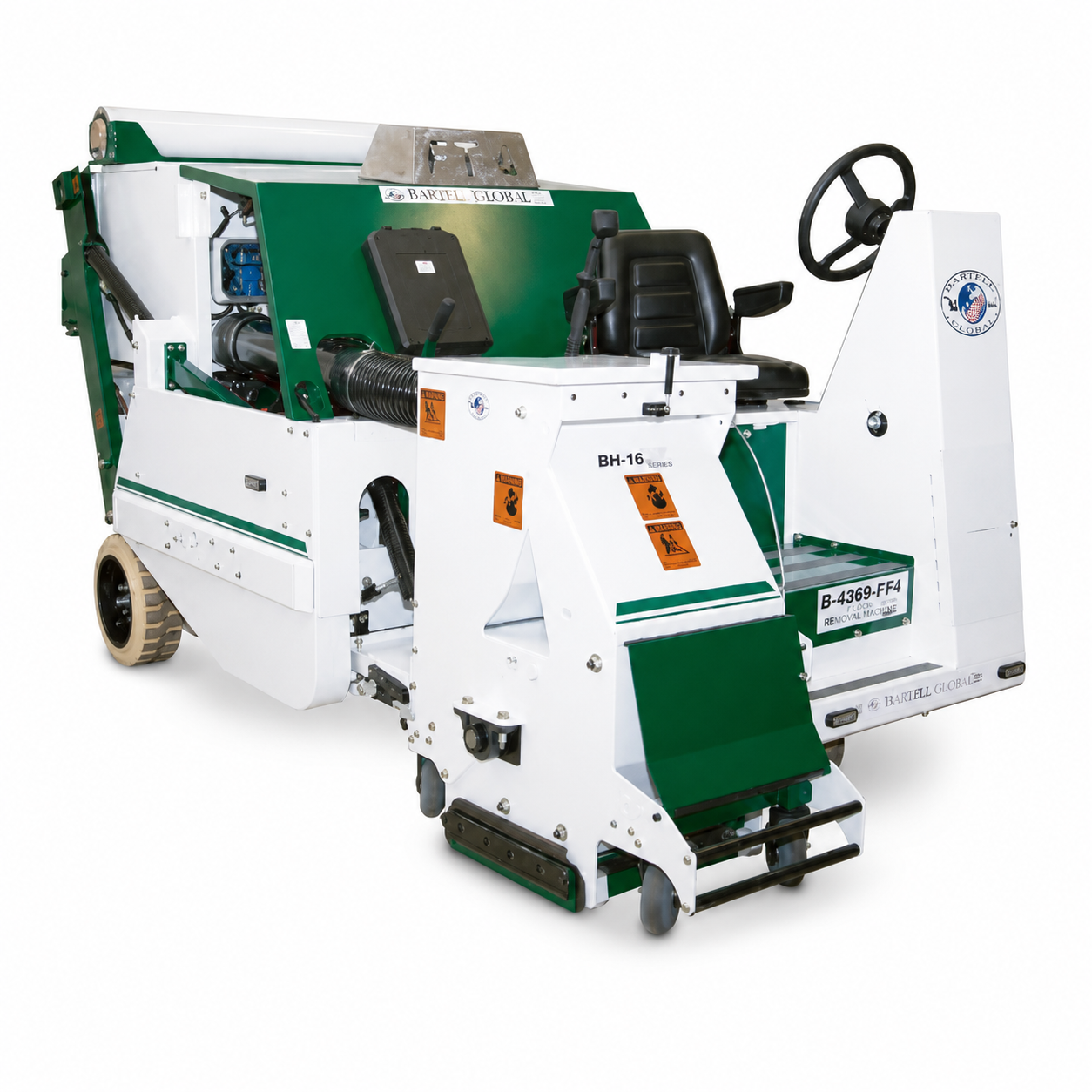 BW Manufacturing D-1800-FT4 Ride-On Surface Prep Machine