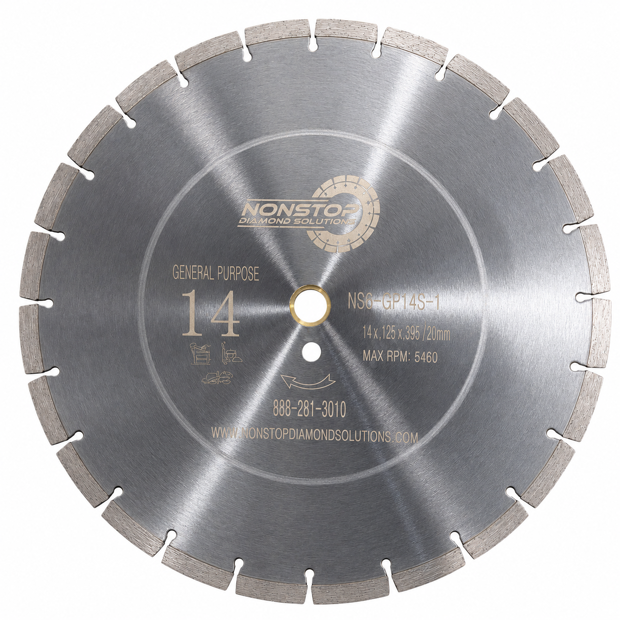 General Purpose Soft Bond Diamond Blade