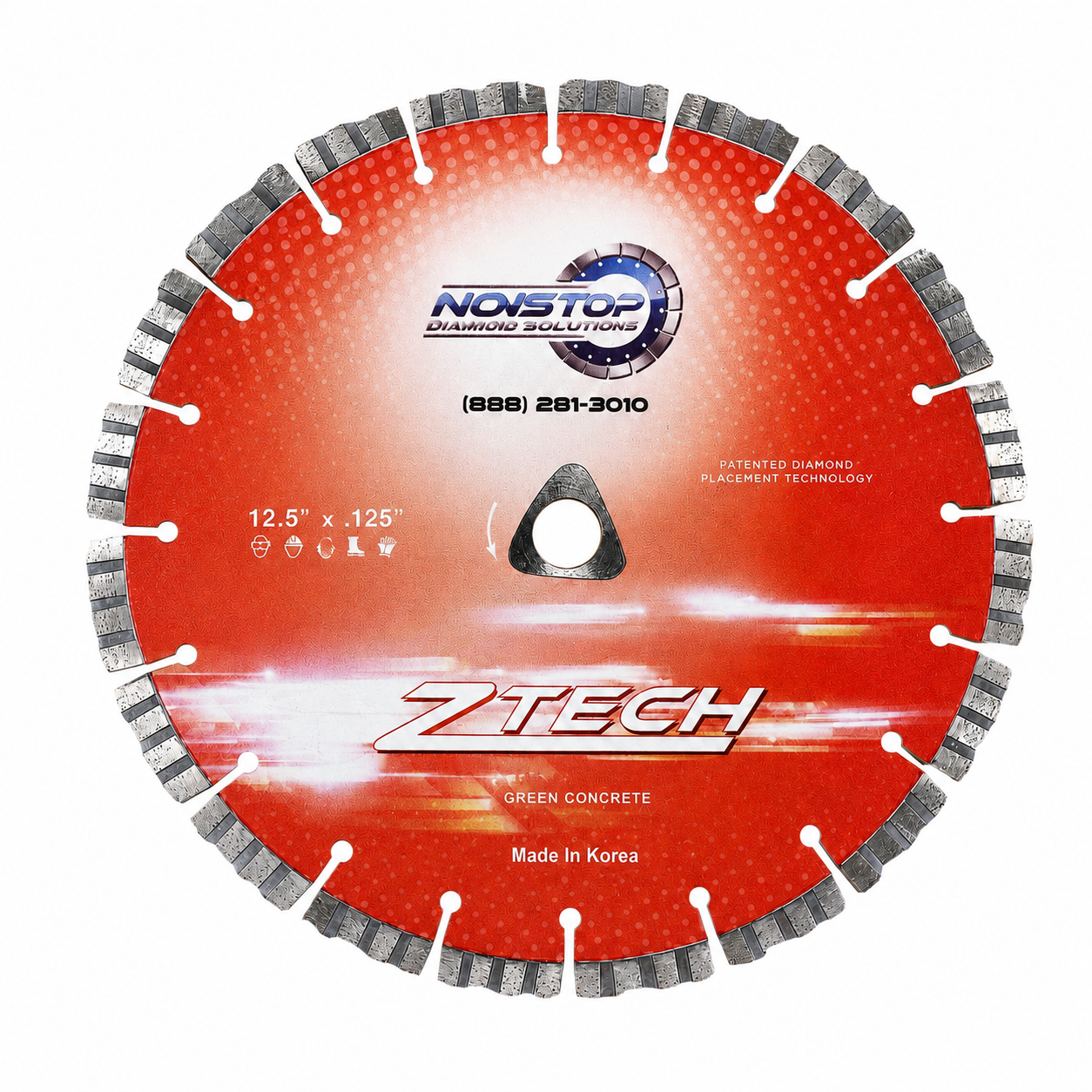 Super Soff-Cut Z-Tech-4 Diamond Blade (Orange)