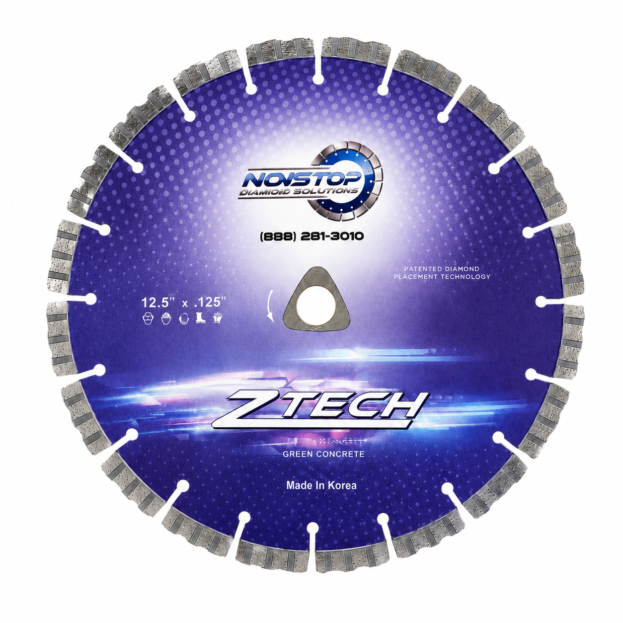 Super Soff-Cut Z-Tech-2 Diamond Blade (Purple)