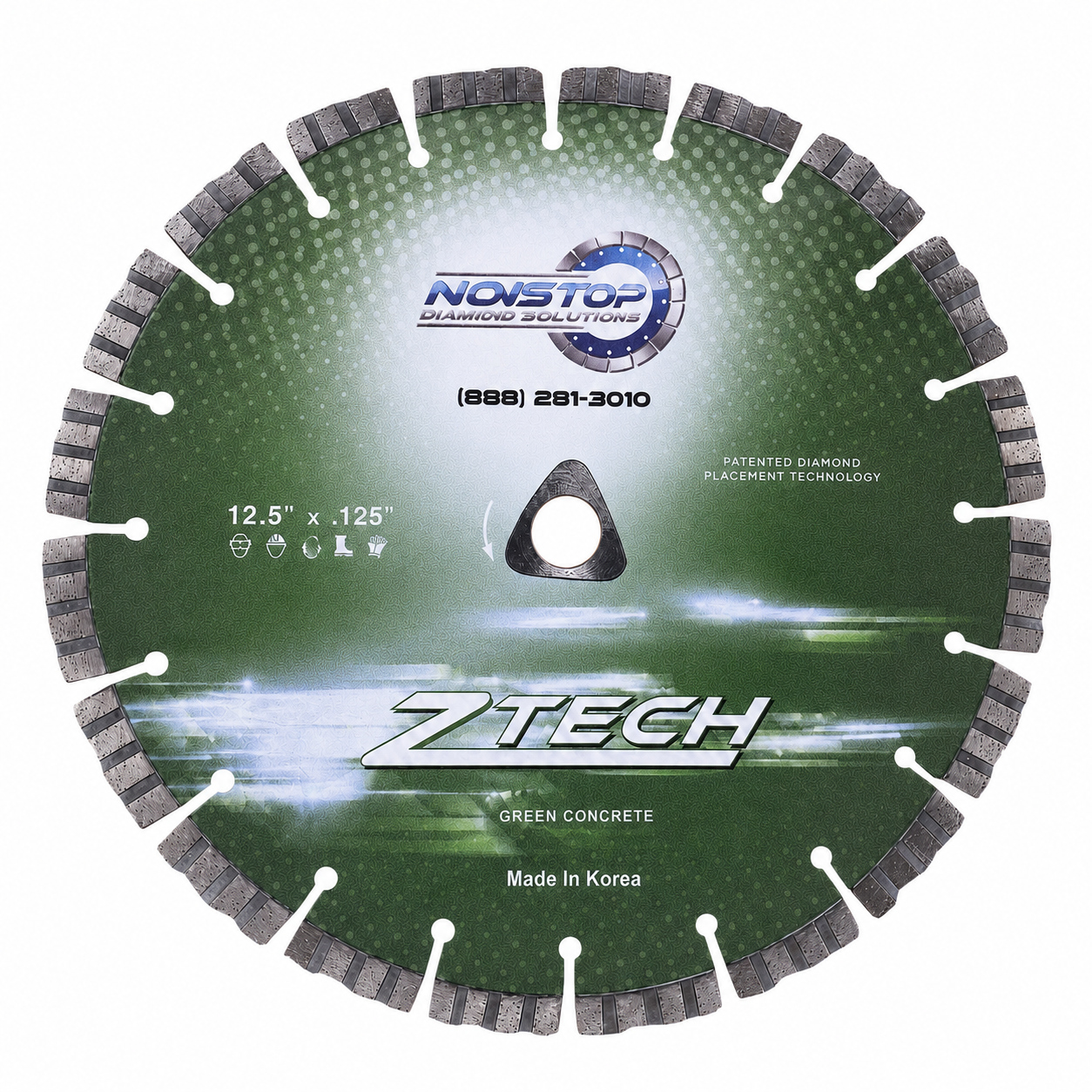Super Soff-Cut Z-Tech-3 Diamond Blade (Green)